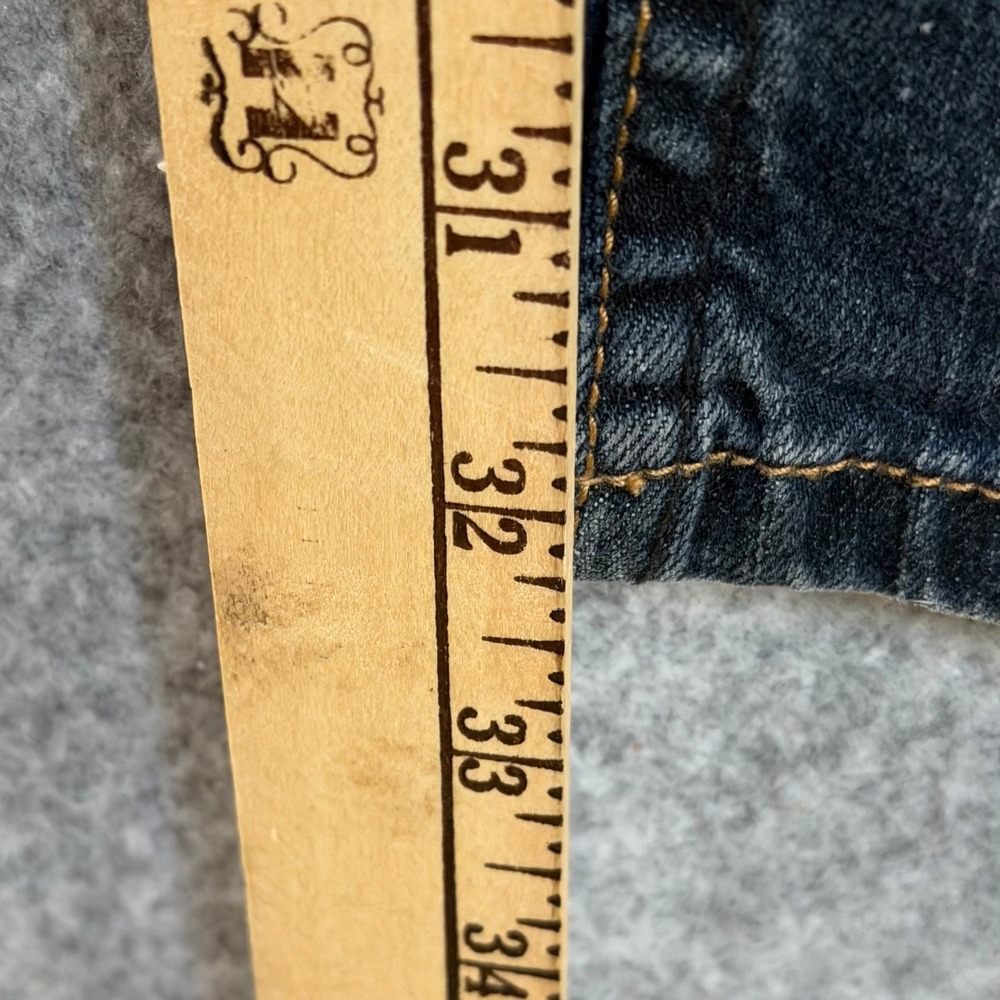 Coldwater Creek Womens Dark Wash Straight Leg Denim Jeans Blue Mid Rise Size 16 - Picture 12 of 13